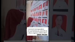 Download lagu MOMEN MENEGANGKAN KELULUSAN ANAK SD!? #anakkuliah #reels #mahasiswa #wisuda #fyp #viral #like #funny mp3