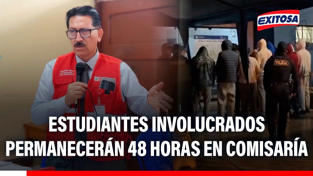 🔴🔵 Estudiantes involucrados en presunto abuso permanecerán 48 horas en la comisaría