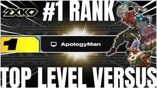 2XKO - #1 Rank : ApologyMan 🔥💯