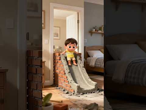 Papà mi ha costruito uno scivolo... Un GROSSO errore! 😱