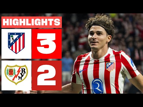 ATLÉTICO DE MADRID 3 - 2 RAYO VALLECANO | HIGHLIGHTS LALIGA EA SPORTS