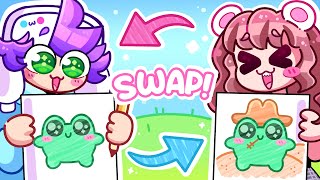 ROBLOX DRAW AND SWITCH! (ft.Polarcub!)