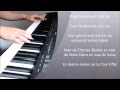 Kenny B - Parijs - Piano Cover 