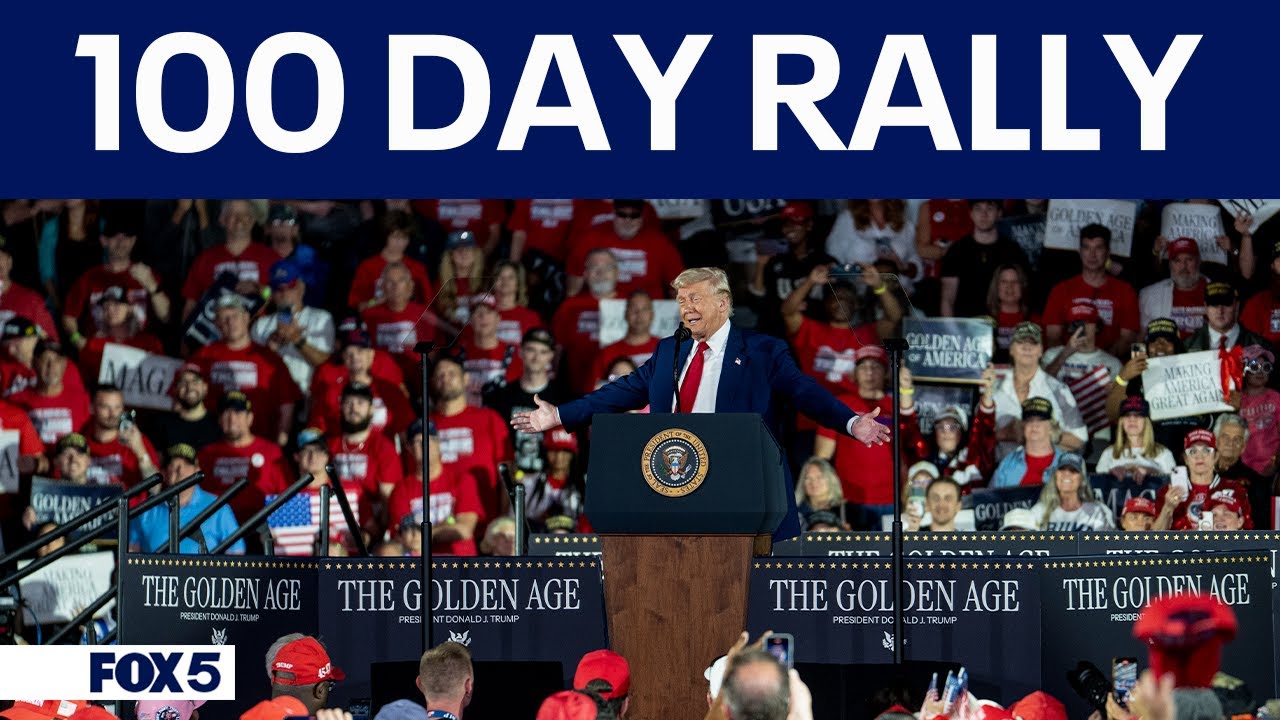 FULL VIDEO: Trump speech at rally for first 100 days