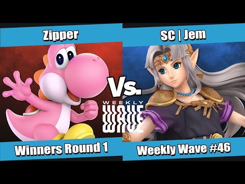 Weekly Wave #46 Winners Round 1 - Zipper (Yoshi) vs SC | Jem (Zelda)