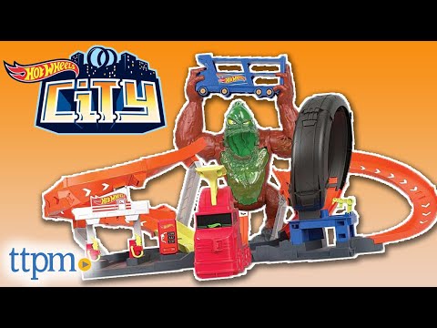 Трек Хот Вилс Нападение токсической гориллы Hot Wheels Toxic Gorilla Slam Track GTT94 HBY95 Mattel Оригинал - фото 1 - id-p2056082708