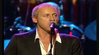 Mark Knopfler, Eric Clapton, Sting y Phil Collins tocando &quot;Money for Nothing&quot;