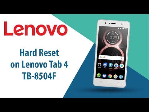 How to Hard Reset on Lenovo Tab 4 TB-8504F?