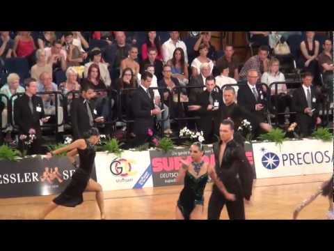 Pavel Zvychaynyy - Marina Sergeeva. Pasodoble. GOC Stuttgart 2012. Grand Slam Latin