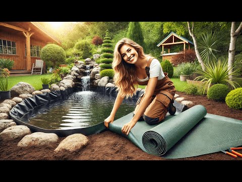🦆 Coocure 25X30FT Reinforced PE Pond Liner | Best Pond Liner 25x30 🌊