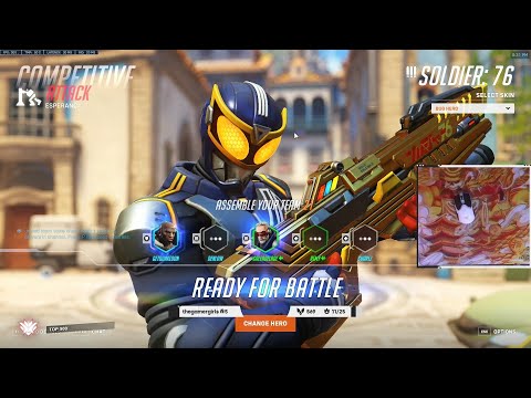 NEW SOLDIER 76 SKIN - BUG HERO ! GALE INSANE SOLDIER 76 GAMEPLAY OVERWATCH 2 SEASON 2