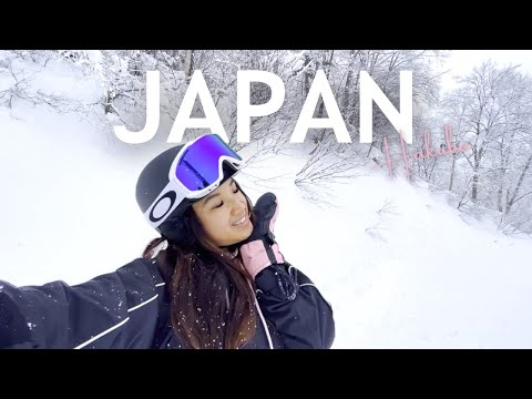 hakuba, japan vlog part 3 ❄️ snowing in tsugaike, snowboarding, eating okonomiyaki, wagyu, sashimi
