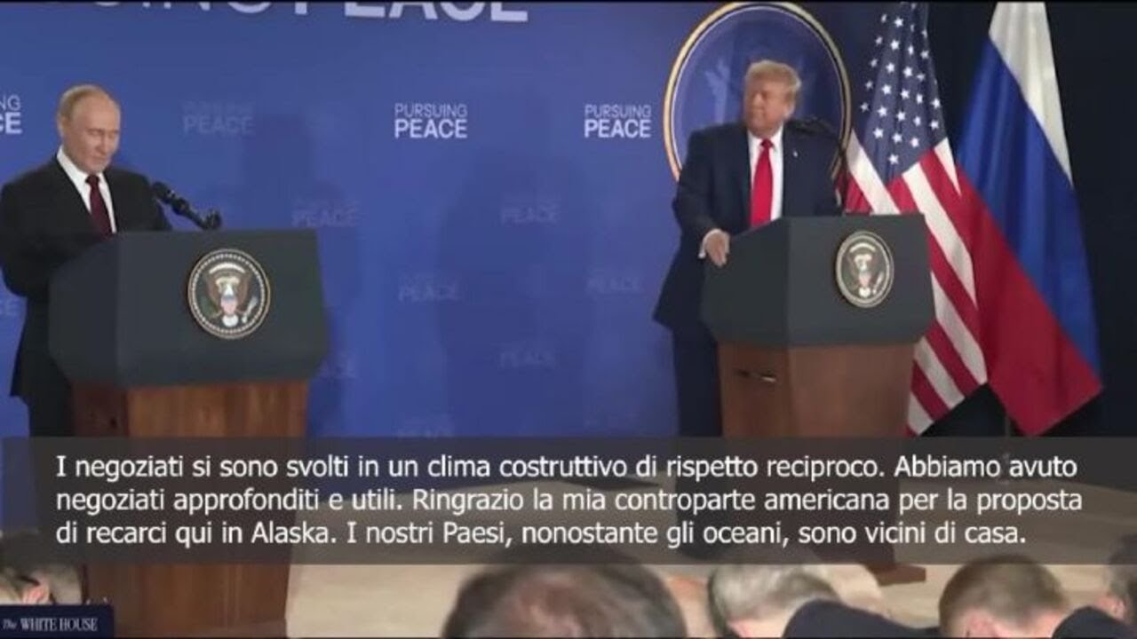 Putin ad Anchorage: Negoziati svolti in un clima costruttivo e di rispetto, sono stati utili