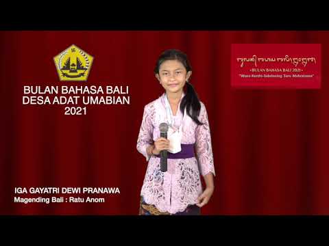 Ratu Anom, Parade Magending Bali