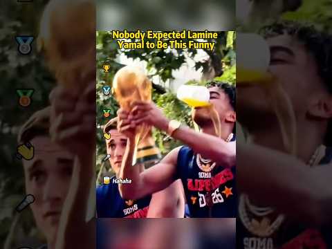 Nobody Expected Lamine Yamal to Be This Funny😂#lamineyamal #yamal#football#funny