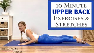 10 Minute Upper Back Stretches - Upper Back Workout at Home!