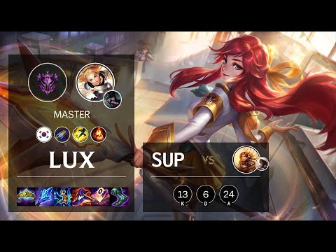Lux Support vs Leona - KR Master Patch 11.24