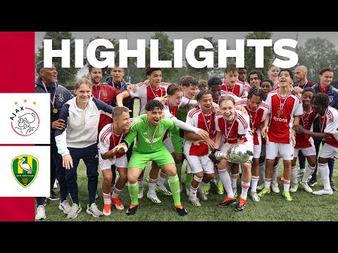 GOALS GALORE & THE CUP! 🏆 | Highlights Ajax O17 - ADO Den Haag O17 | Beker