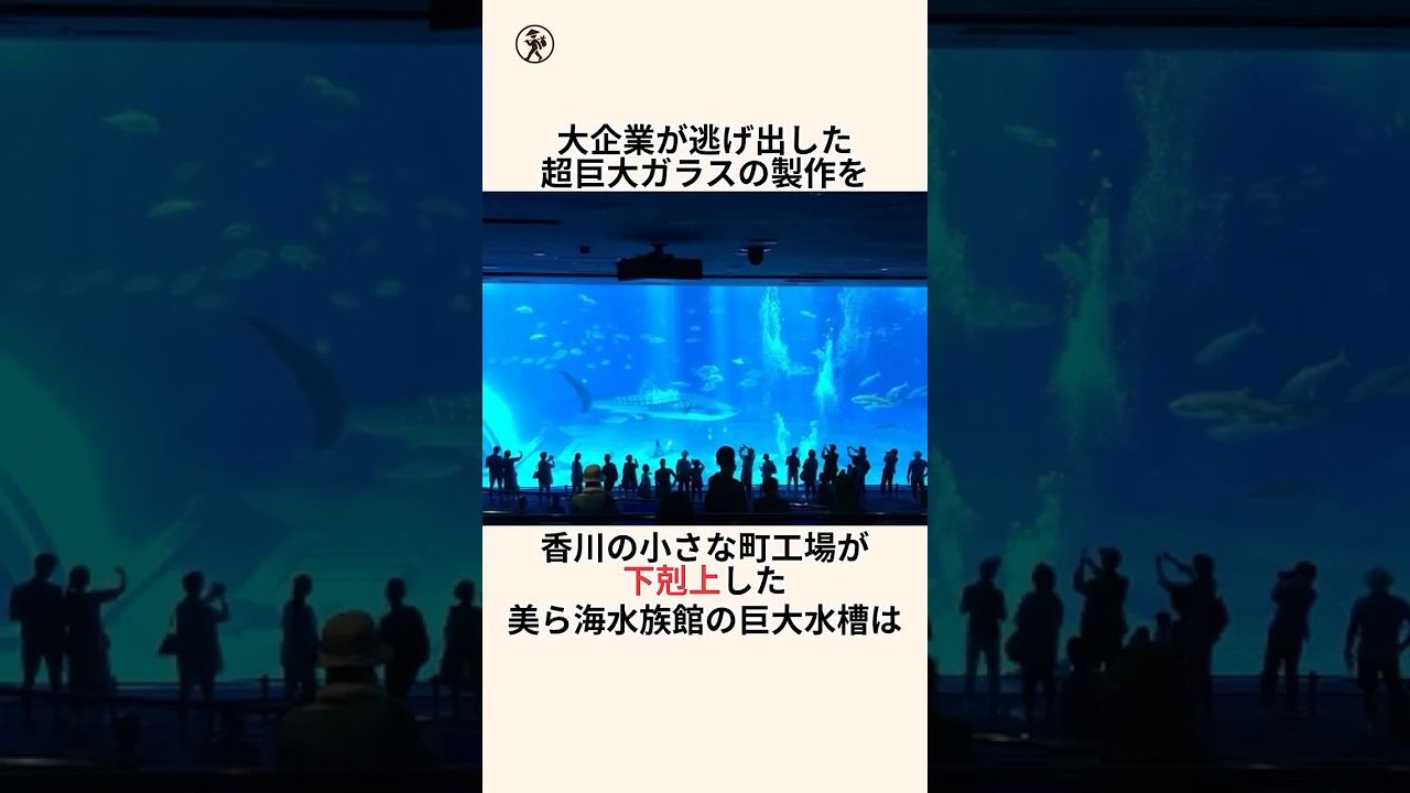 「香川の小さな町工場が制作した」美ら海水族館の巨大水槽に関する雑学 #雑学