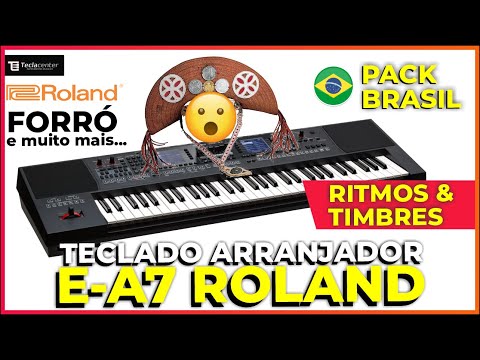 Pack com Ritmos Nacionais - Roland E-A7