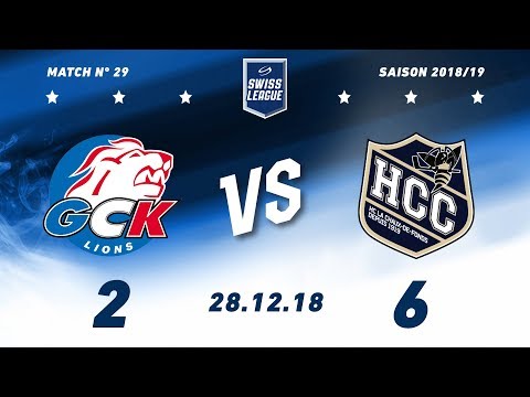 28.12.2018 GCK Lions - HC La Chaux-de-Fonds (2-6)