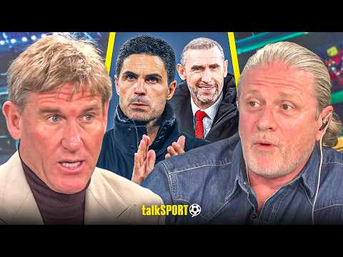 HEATED Simon Jordan & Emmanuel Petit CLASH on Arsenal AGENDA in the media amid Title Race!