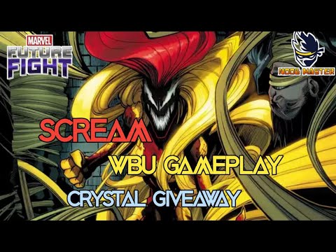CRYSTAL GIVEAWAY | ADVANCING SCREAM TO T2 AND WBU GAMEPLAY |  MARVEL FUTURE FIGHT