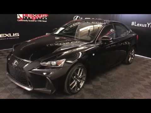Black 2017 Lexus IS 300 F Sport Series 2 Review Edmonton Alberta - Lexus of Edmonton