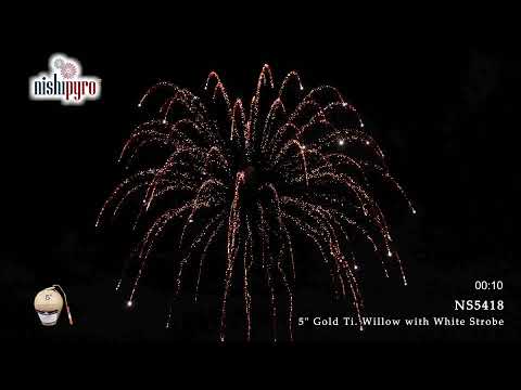 NS5418 - Gold Ti. Willow with White Strobe