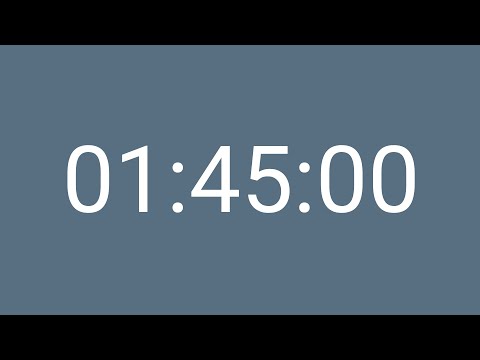 STUDY 1 Hour 45 Minutes Timer - for Focus and Productivity