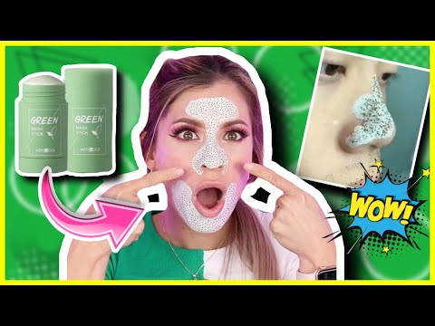 PROBÉ LA FAMOSA MASCARILLA DE TE VERDE QUE TE SACA TODOS LOS PUNTOS NEGROS Y ACNÉ!? NatyGloss