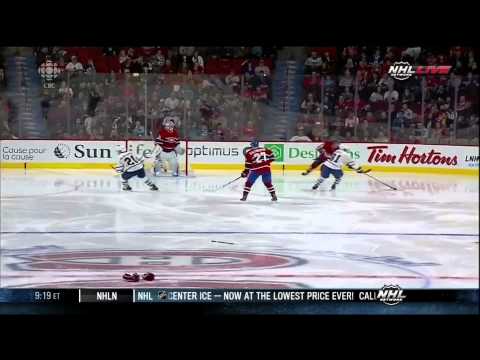 Mark Fraser vs Brandon Prust fight Feb 9 2013 Toronto Maple Leafs vs Montreal Canadiens NHL Hockey