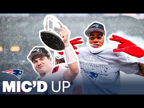 MIC'D UP: Drake Maye & Christian Gonzalez During AFC Championship Win vs. Broncos
