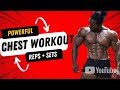 TRAIN EVERY DAY - DAY 1 HOW TO GET A STRONG CHEST - POWERFUL CHEST WORKOUT