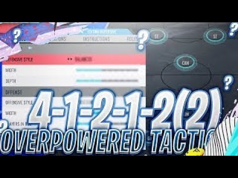 FIFA 20 THE MOST META FORMATIONS! ELITE 4-1-2-1-2(2) CUSTOM TACTICS REVEALED!