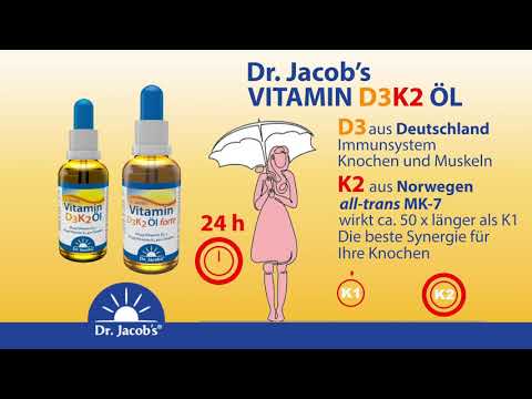 Dr. Jacobs Vitamin D3 K2 Öl Др. Якобс витамин Д3 и К2