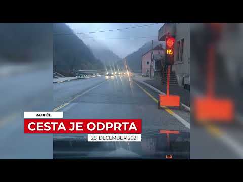 Zapeljali smo se po obnovljeni cesti Radeče - Zidani Most