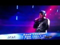 Adam lambert crying live on American idol 