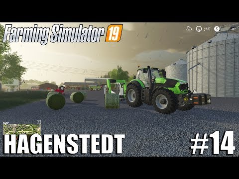 Bailing In The Storm | Hagenstedt | Timelapse #14 | Farming Simulator 19 Timelapse