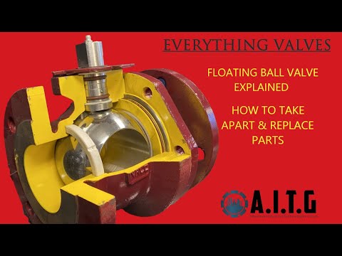 How to take apart a ball valve. Replacing ball valve parts. Ball valve explained.