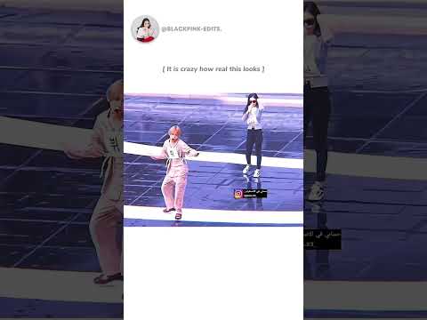 Blackpink and Bts together on stage 😲 #blackpink #bts #shorts