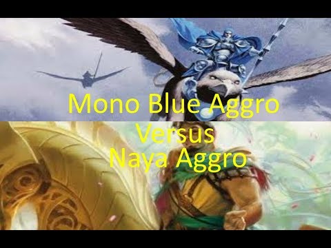 MTG: Mono Blue Aggro Versus Naya Aggro (Modern)