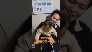 あけおめからの食後のひーさん