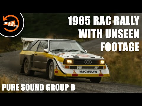 1985 RAC Rally Pure Sound With Unseen Footage! Group B & More!