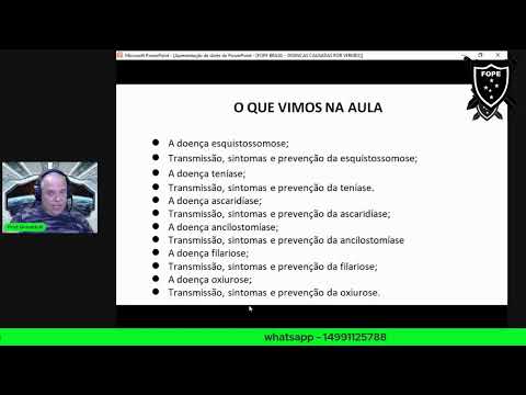 FOPE BRASIL - DOENCAS CAUSADAS POR VERMES