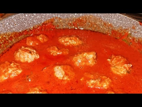 CÓMO HACER ALBÓNDIGAS en salsa de tomate RÁPIDA