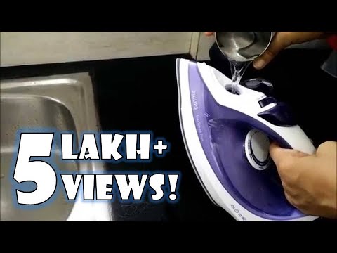 How to De scale your Philips Steam Iron | How to use Philips Steam Iron | Ironing Tips Demonstration