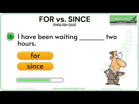 FOR SINCE English Quiz | Can you get 20/20? | English Grammar Quiz to practice FOR vs. SINCE