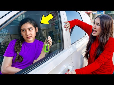 Suri LOCKED Herself in the CAR she Won't COME OUT!!