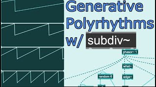 Video thumbnail for Generative Polyrhythms - Max/MSP Tutorial by Hearing Glass | Umut Eldem